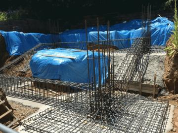 アートのような鉄筋