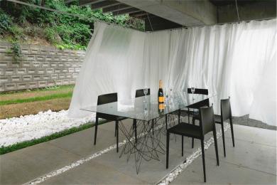 お庭づくり2（外のダイニング）